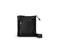 U.S.POLO ASSN. - Sac à bandoulière en polyuréthane, noir (24 X 1 X 27.5 cm)