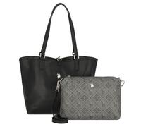 Sac shopper - U.S. POLO ASSN. - Malibu Shopping Bag M - Noir - 32x26x15 cm - 100% polyuréthane