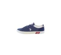 U.S. Polo Assn. - Slip on BASTER001M/5TH3 en Textile, Bleu Marine-Blanc (42)