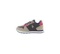 U.S. Polo Assn. - Sneakers NOBIK011K/CNH1 en Nylon, Marron-Beige (37)