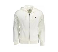 U.s. Polo Assn. - Sweat à capuche en coton-polyester avec fermeture éclair - Homme - Sweatshirts et sweats à capuche - Blanc - Taille: 4XL