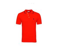 U.S. POLO ASSN. T-Shirt 'Barney' rouge / noir / blanc, Taille M