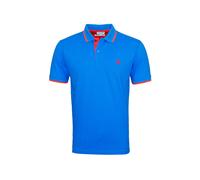 U.S. POLO ASSN. T-Shirt bleu clair / rouge orangé, Taille M