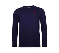 U.S. POLO ASSN. T-Shirt bleu marine / rouge sang, Taille L