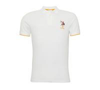 U.S. POLO ASSN. T-Shirt brun foncé / orange clair / blanc, Taille L