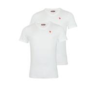 U.S. POLO ASSN. T-Shirt rouge sang / blanc, Taille XL