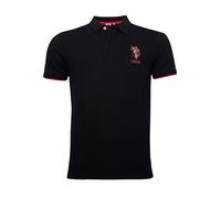U.S. POLO ASSN. T-Shirt rouge sang / noir / blanc naturel, Taille L
