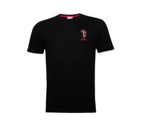 U.S. POLO ASSN. T-Shirt rouge sang / noir / blanc naturel, Taille L