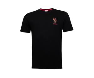 U.S. POLO ASSN. T-Shirt rouge sang / noir / blanc naturel, Taille M