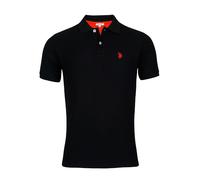 U.S. POLO ASSN. T-Shirt rouge sang / noir, Taille M