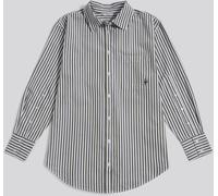 U.S. Polo Assn U. S. Polo Assn U. S. Polo Assn. Green Cotton Poplin Loose Fit Stripe Shirt Green Small