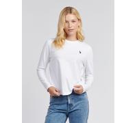 U.S. Polo Assn U. S. Polo Assn U. S. Polo Assn White Womens Long Sleeve 100% Cotton T-Shirt