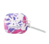 U.S Polo Coque pour Airpods 3 Palm Anti-choc en Silicone Violet
