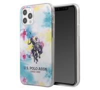Coque pour iPhone 12 / 12 Pro Tie et Dye Protection Ultra Résistant U.S Polo Multicolore