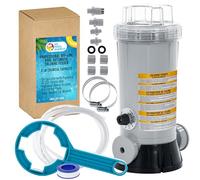 U.S. Pool Supply Distributeur automatique de chlore professionnel pour piscine hors ligne - Capacité chimique de 4,1 kg, compatible avec chlorinateur Hayward CL220 - Piscines creusées hors sol, clé à