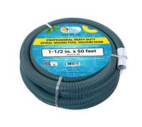 U.S. Pool Supply Tuyau d'aspirateur professionnel robuste en spirale avec manchon pivotant 3,8 cm x 15,2 m