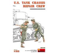 U.S.Réservoir Chassis Repair Crew Figurine 1:3 5 Plastique Model Kit Miniart