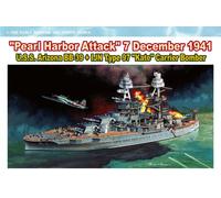 U.S.S.Arizona BB-39 + En Modèl 97'' Kate '' Transporteur Bomber 1:700 Plastic