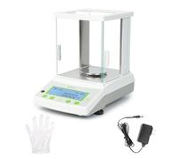 U.S. Solid Balance de laboratoire de précision 1 mg - 1000 g x 0,001 g avec interface RS232 et pare-brise en verre - Idéal pour une utilisation en laboratoire