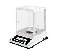 U.S. SOLID Balance de précision de 0,001 g - Balance numérique analytique Lab - Balance électronique de précision avec une précision de 1 mg et 2 écrans LCD - 110 g/0,001 g