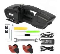 U.S. Solid Cercleuse Automatique Électrique Professionnelle 13-16mm - Machine de Cerclage pour Bandes PP/PET, 2 Batteries 4000mAh Rechargeables
