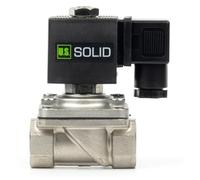U.S. Solid Électrovanne 3/4" en acier inoxydable AC 220 V avec joint Viton, normalement fermé, type boîte de jonction, filetage G