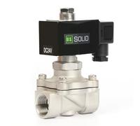 U.S. Solid Électrovanne acier inoxydable G 3/4" 24 V CC normalement ouvert 10 bar Solénoïde Valve d'eau électrique pour eau, air, diesel, kérosène et essence