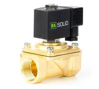 U.S. Solid Électrovanne en laiton AC 220 V avec joint Viton, normalement fermé, type boîte de jonction, filetage G