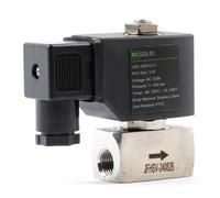 U.S. Solid Électrovanne haute pression - 1/4" 100 bar en acier inoxydable 220 V AC haute pression électrovanne électrique résistante aux hautes températures, -60-120 °C