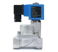 U.S. Solid Électrovanne haute pression - 3/4" 100 bar acier inoxydable 12 V DC haute pression électrovanne électrique résistante aux hautes températures, 100 bar, -60-120 ℃