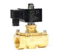 U.S. Solid Électrovanne laiton G 1" 12 V CC normalement ouvert 10 bar Solénoïde Valve d'eau électrique pour eau, air, diesel, kérosène et essence