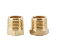 U.S. Solid Lot de 2 raccords filetés en laiton NPT mâle 3/8" x adaptateur femelle 1/4" NPT