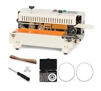 U.S. Solid Machine automatique de scellage de bande continue horizontale - Scelleuse de sac PVC de table pour une épaisseur de 0,02-0,8 mm avec contrôle de température numérique et codage par tampon