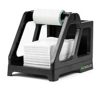 U.S. Solid Porte-étiquettes pour rouleaux et étiquettes pliées en éventail, porte-rouleau d'étiquettes 4 x 6 pour imprimante d'étiquettes de bureau