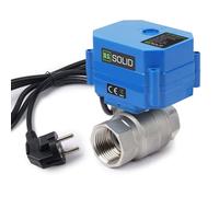 U.S. Solid Robinet à boisseau sphérique motorisé de 1" avec fiche 220VAC DN25 en acier inoxydable, retour automatique, normalement fermé