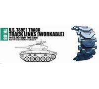 U.s. T85e1 Track For M24 Light Tank (late)- Trumpeter G