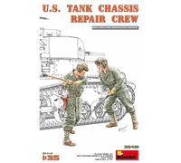 U.s. Tank Chassis Repair Crewmaquette Figurine U.s. Tank Chassis Repair Crew |mi