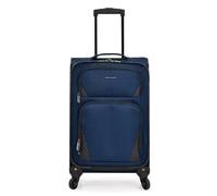 U.S. Traveler Aviron Bay Expandable Softside Luggage with Spinner Wheels, Navy, Carry-on 23-inch