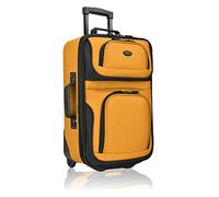 U.S. Traveler Valise légère à roulettes Souple 50,8 cm, Bagage à Main, Orange, 2 Wheel - 1 Piece