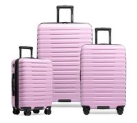 U.S. Traveler Valise Rigide à 8 roulettes avec système de poignée en Aluminium, Lavande (Bleu) - US09181L