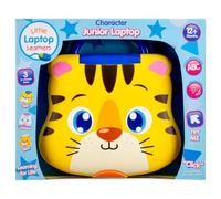 U.saf Personnage Junior Ordinateur Portable Design Tigre Jouet D'apprentissage Précoce ABC 123 Formes Musique Ordinateur Éducatif pour Enfants 23 x 21,5 x 5,5 cm