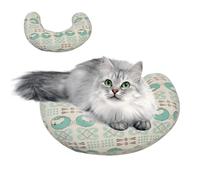 U Shaped Cat Pillow - Soft Cat Pillow | Dog Chin Rest Pillow | Cat Pillows For Indoor Cats | Pet Calming Pillows For Cat | Cervical Calming Neck Pillow | Calming Pet Pillow, Sleeping