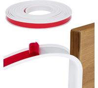 U-Shaped Edge Band,15 Mm X 6.1 M,Self-Adhesive Edge Protector For Table Corners And Furniture - White Tpe Profile For Baby Safety And Worktop Finish