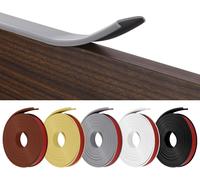 U-Shaped Edge Band,Flexible Tpe Baby Table Corner Protector With Adhesive Glue For Tables And Furniture Corners (10 M X 16 Mm,Grey)