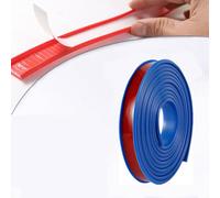 U-Shaped Edge Trim Sealing Strip, Self Adhesive TPE Edge Banding Strip, Wood Board Edge Protector,for Cabinet,Plywood (Blue,5M-28mm)