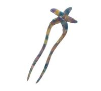 U Shaped Hair Pins, Women Starfish Hairpin, Elegant Long Thickhair, 5.31x1.85in Versatile Hair Accessories, Stylish Headwear Pin for Birthdays, Mother's Day, Special Occasions
