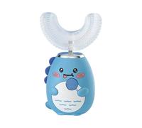 U Shaped Toothbrush for Kids, 3-Mode Full Mouth Electric Rechargeable Teeth Cleaner with Timer, for Boys, Girls, Home, Travel, Dorm, Hotel, School