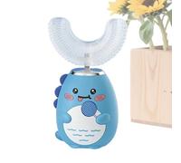 U Shaped Toothbrush Kids | 3-Modes Full Mouth Electric Toothbrush With Timer,Rechargeable Teeth Cleaner | Kid-Friendly For Boys Girls Overnight Daily Home Travel Commuting Dormitory Hotel School