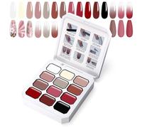 U-Shinein Gradient Painting Gel 12 couleurs Ombre Gel Nail Polish for Ombre Nails Aura Nails, French Manucure DIY Nail Art, Palette E