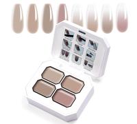 U-Shinein Gradient Painting Gel 4 couleurs Ombre Gel Nail Polish for Ombre Nails Aura Nails, French Manucure DIY Nail Art, Palette U